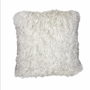 Yarn Fringe Shabby Shag Chic Throw Decor Pillow